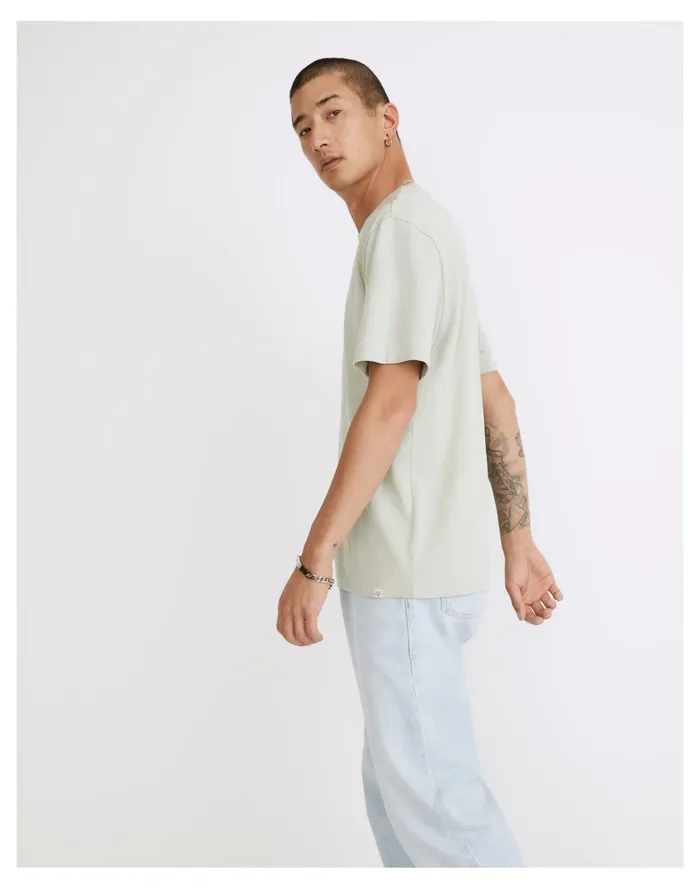 Relaxed Tee Sage Mist Men Madewell Tees Relaxed Tee Sage Mist Men Madewell Tees