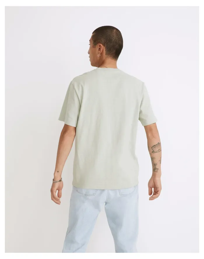 Relaxed Tee Sage Mist Men Madewell Tees Relaxed Tee Sage Mist Men Madewell Tees