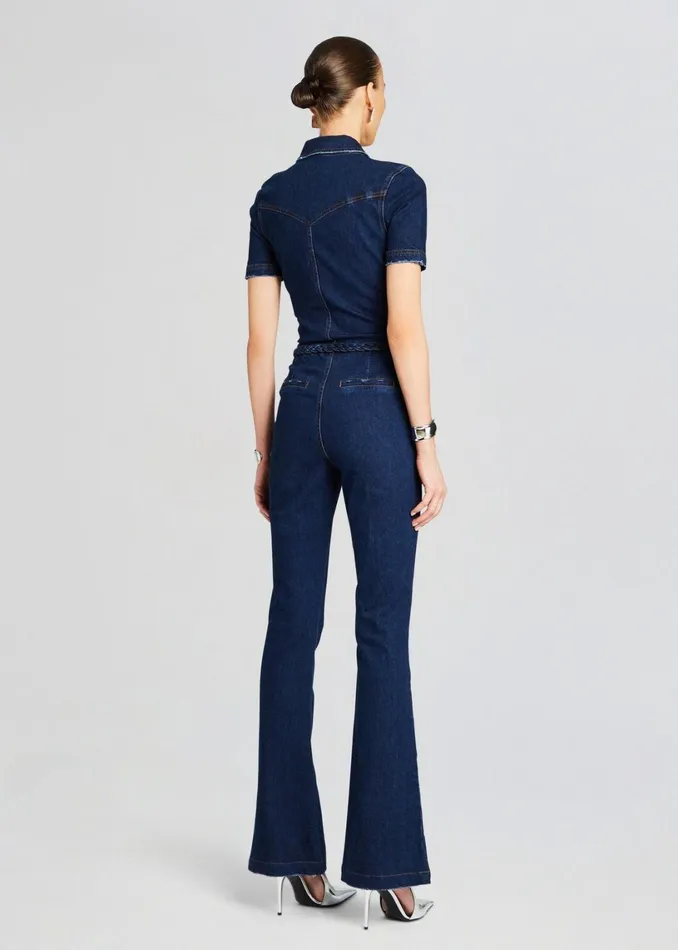 Retrofete Denim Alice Jumpsuit Deep Sea 8211 Women