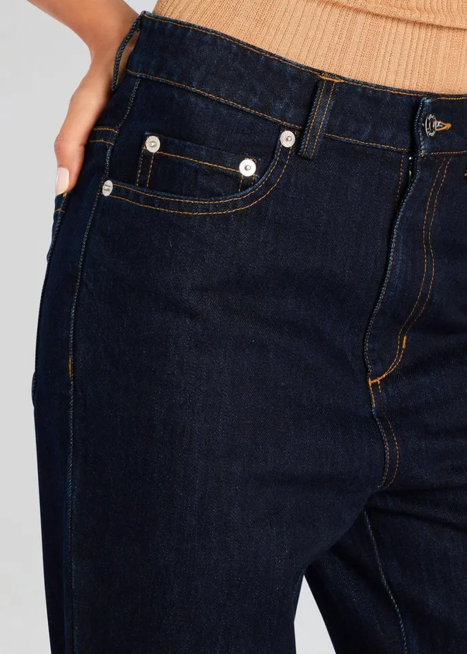 Retrofete Denim Brooklyn High Rise Straight Jean Rinse 8211 Women