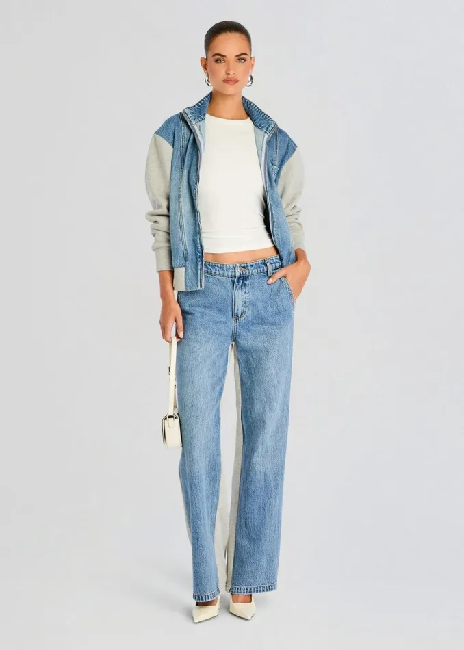 Retrofete Denim Payton Terry Denim Pant River 8211 Women