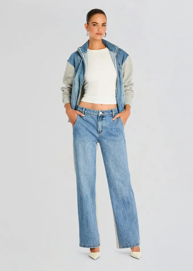 Retrofete Denim Payton Terry Denim Pant River 8211 Women