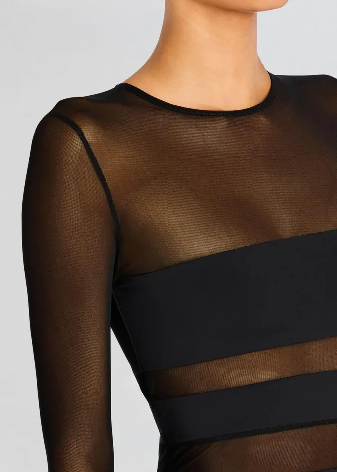 Retrofete Dresses Lars Mesh Mini Dress Black 8211 Women