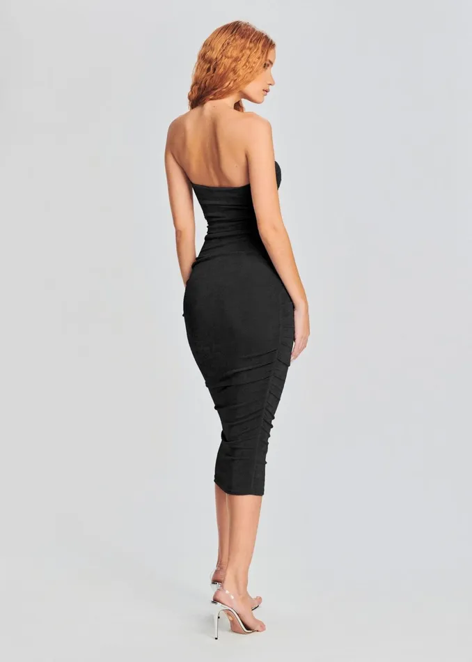 Retrofete Dresses Martha Strapless Midi Dress Black 8211 Women