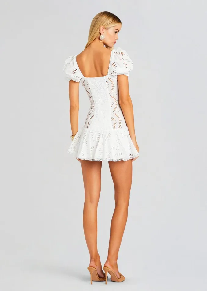 Retrofete Dresses Mexik Short Dress White Samoa 8211 Women