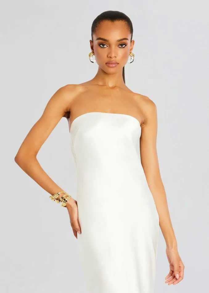 Retrofete Dresses Wendi Pearl Dress White 8211 Women