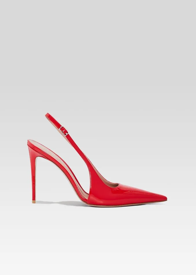 Retrofete Shoes Cindy Slingback Heel Red 8211 Women