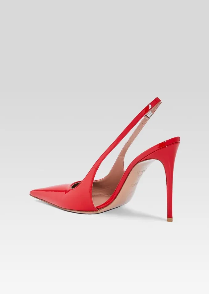Retrofete Shoes Cindy Slingback Heel Red 8211 Women