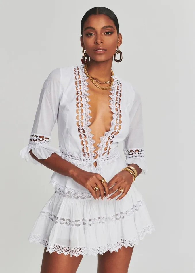 Retrofete Swim Edda Jacket White 8211 Women