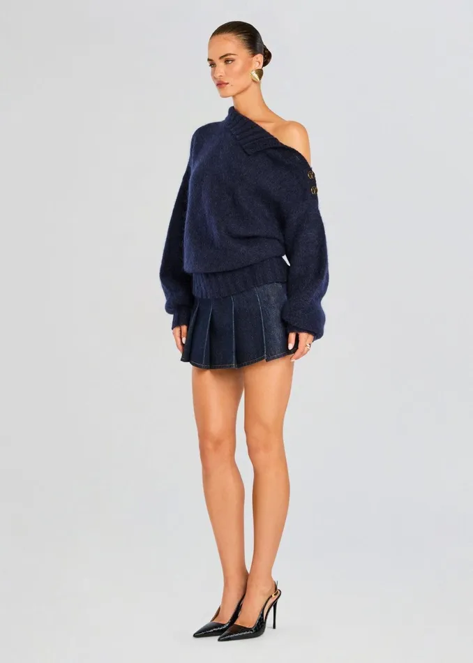 Retrofete Tops Amalia Sweater Inknavy 8211 Women