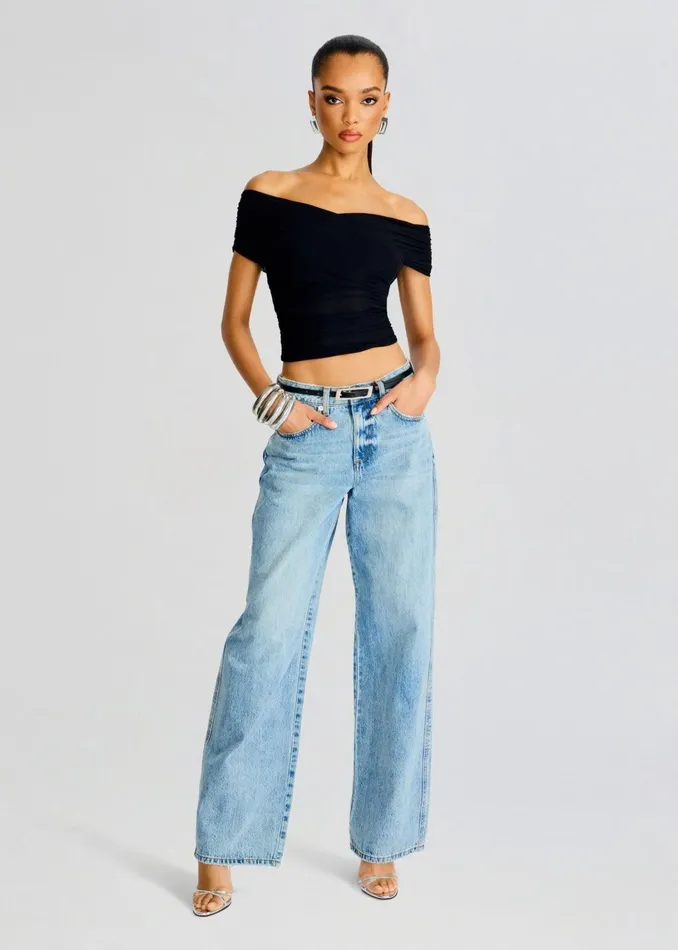 Retrofete Tops Aruba Mesh Top Black 8211 Women