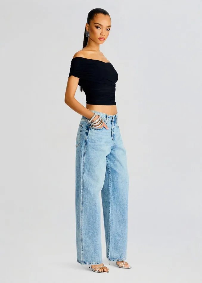 Retrofete Tops Aruba Mesh Top Black 8211 Women