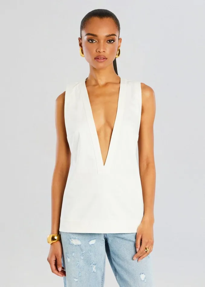 Retrofete Tops Connie Tank White 8211 Women