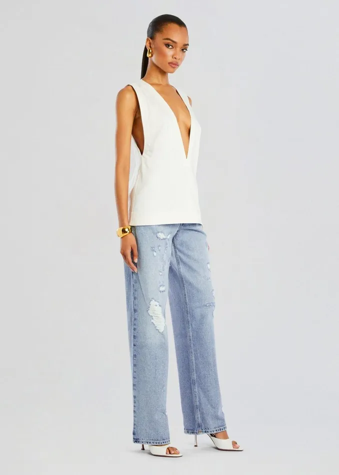 Retrofete Tops Connie Tank White 8211 Women