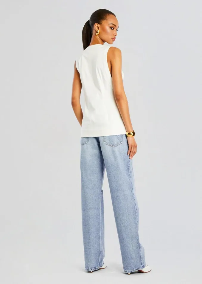 Retrofete Tops Connie Tank White 8211 Women