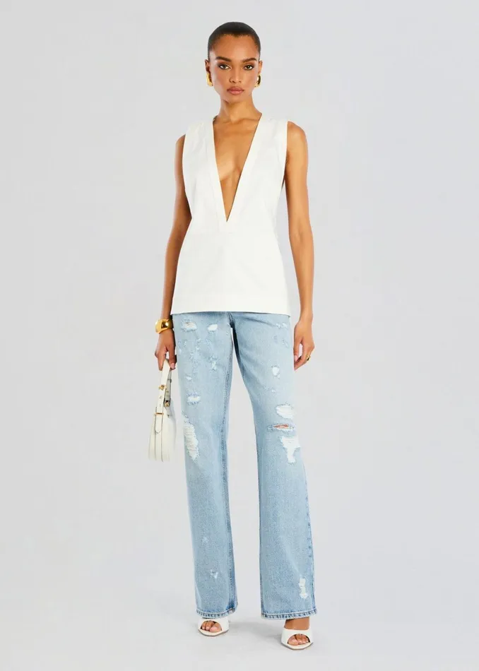 Retrofete Tops Connie Tank White 8211 Women