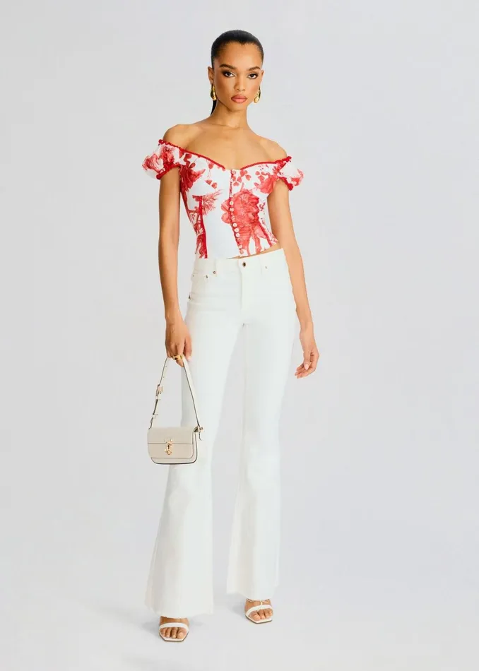 Retrofete Tops Radny Top Formula Red 8211 Women