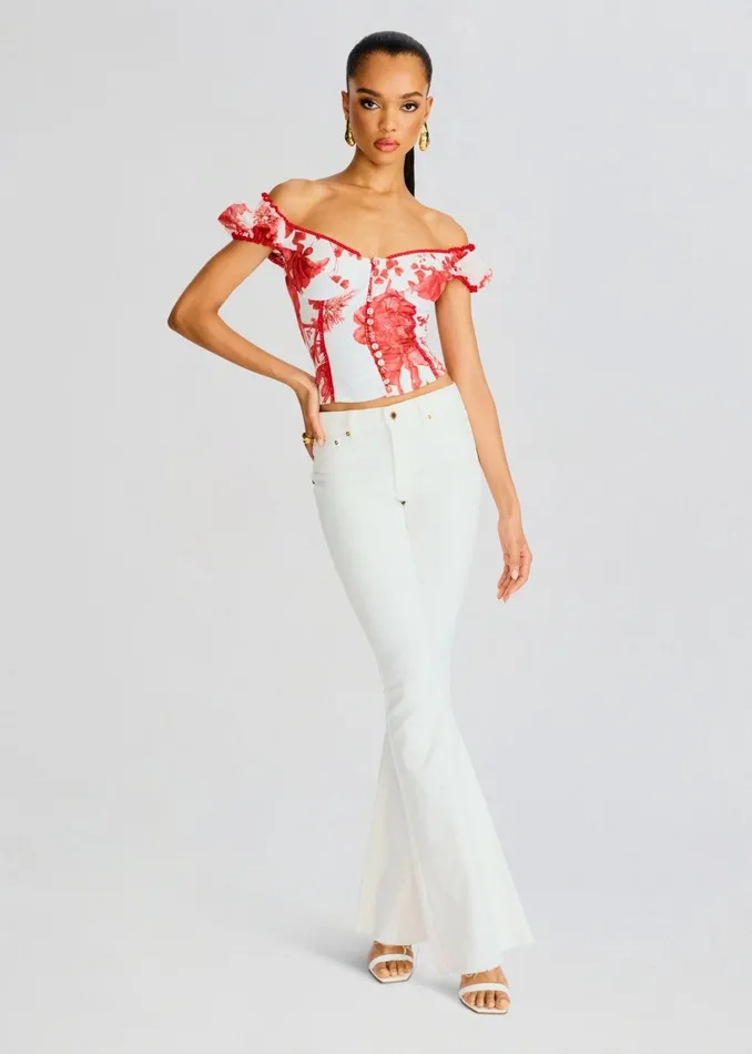 Retrofete Tops Radny Top Formula Red 8211 Women