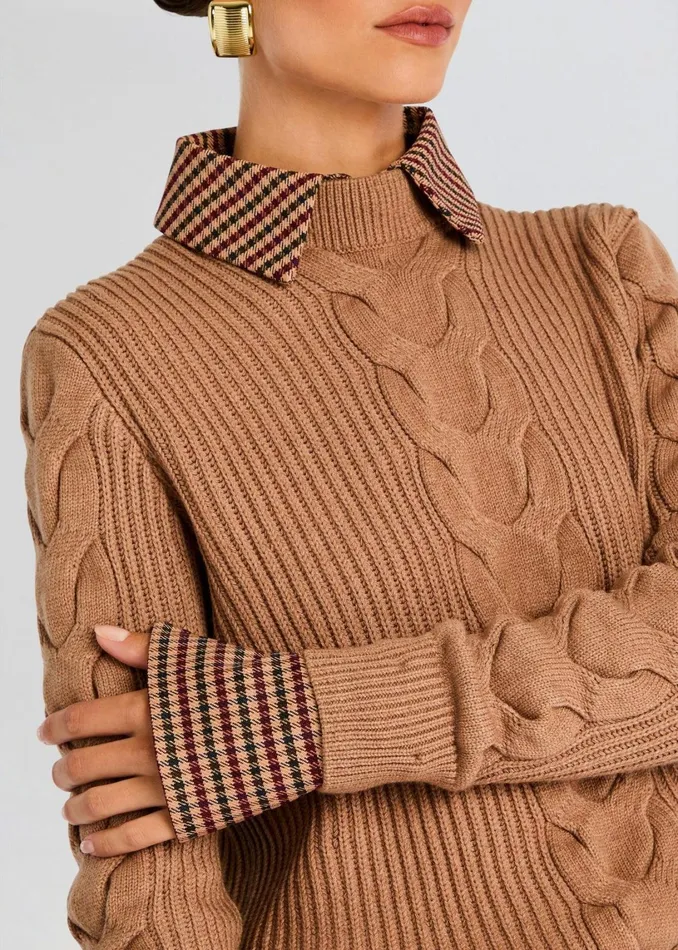 Retrofete Tops Shirley Sweater Camel 8211 Women