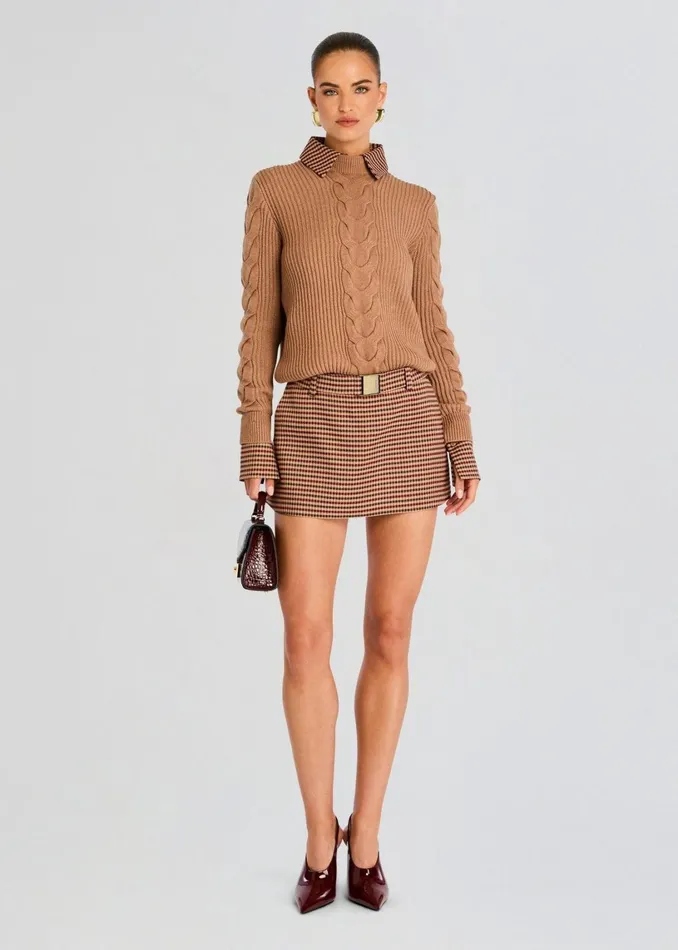 Retrofete Tops Shirley Sweater Camel 8211 Women