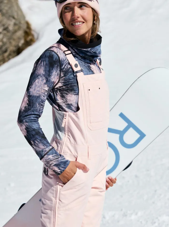Rideout 8211 Bib Snow Pant Pink Salt Women Roxy Snow Pants
