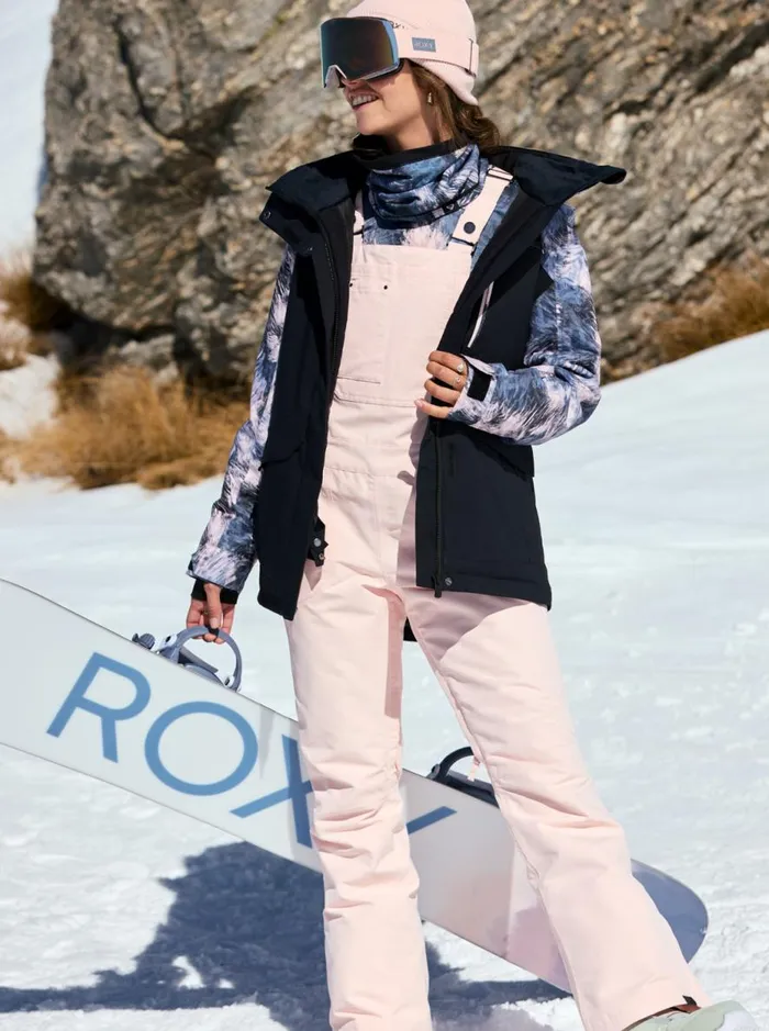 Rideout 8211 Bib Snow Pant Pink Salt Women Roxy Snow Pants