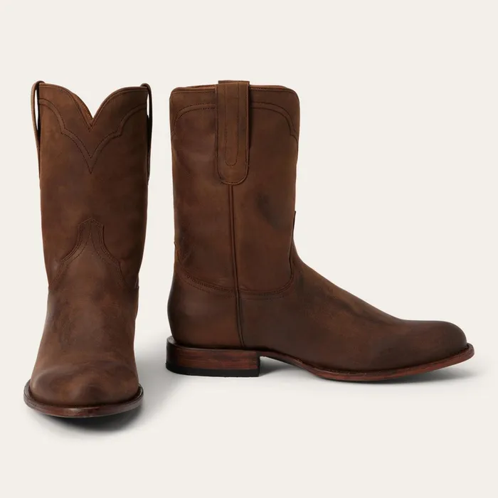 Ropers Men Stetson Cassidy Roper Boots Brown