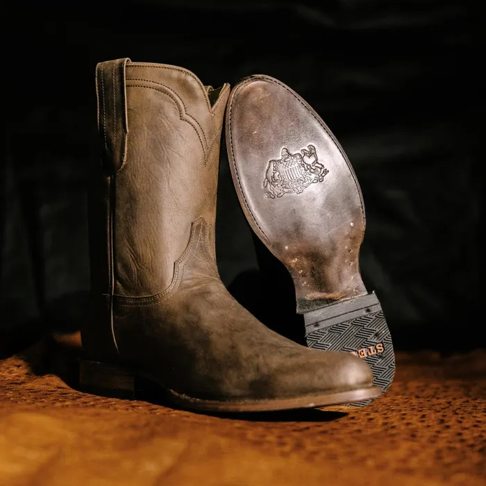 Ropers Men Stetson Cassidy Roper Boots Brown