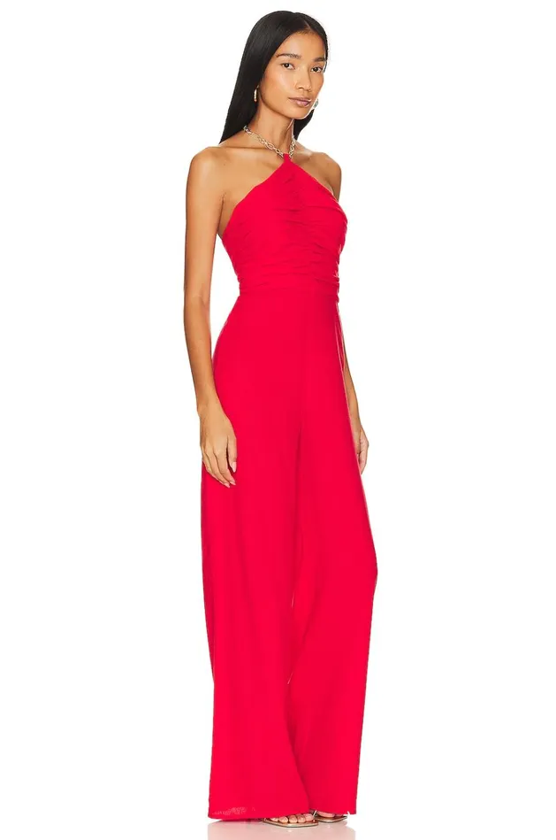 Rosalie Jumpsuit Bright Red Women Lovers Friends Jumpsuits