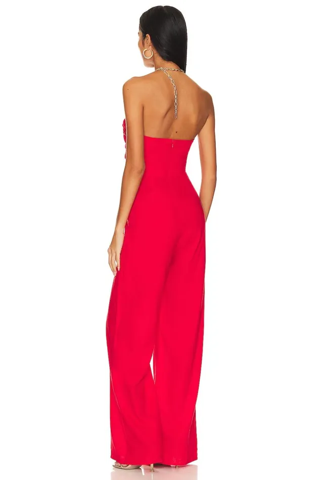 Rosalie Jumpsuit Bright Red Women Lovers Friends Jumpsuits
