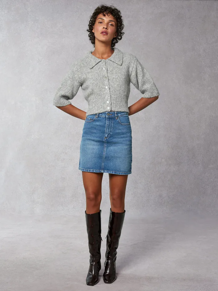 Rouje Denise Skirt Indigo Double Stone Women Skirts