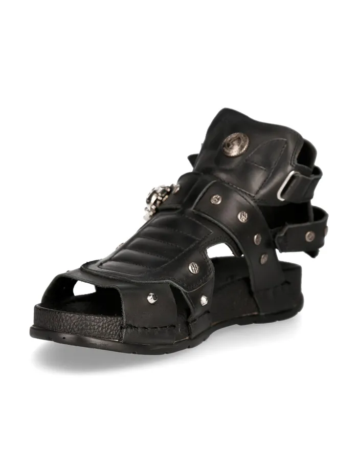 Sandals Sandal Black MBio17S1 8211 New Rock WomenMen