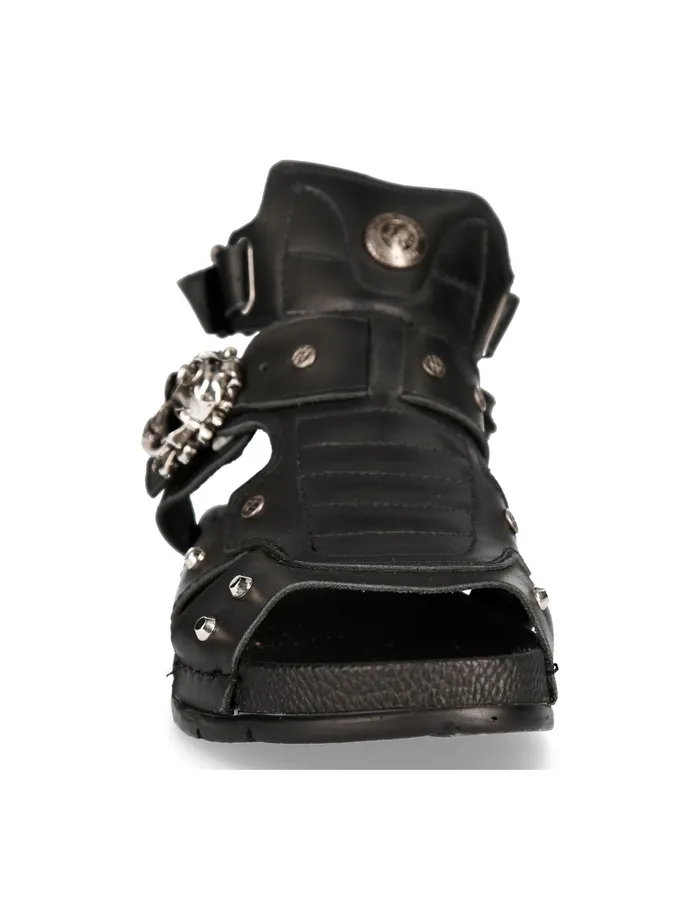 Sandals Sandal Black MBio17S1 8211 New Rock WomenMen