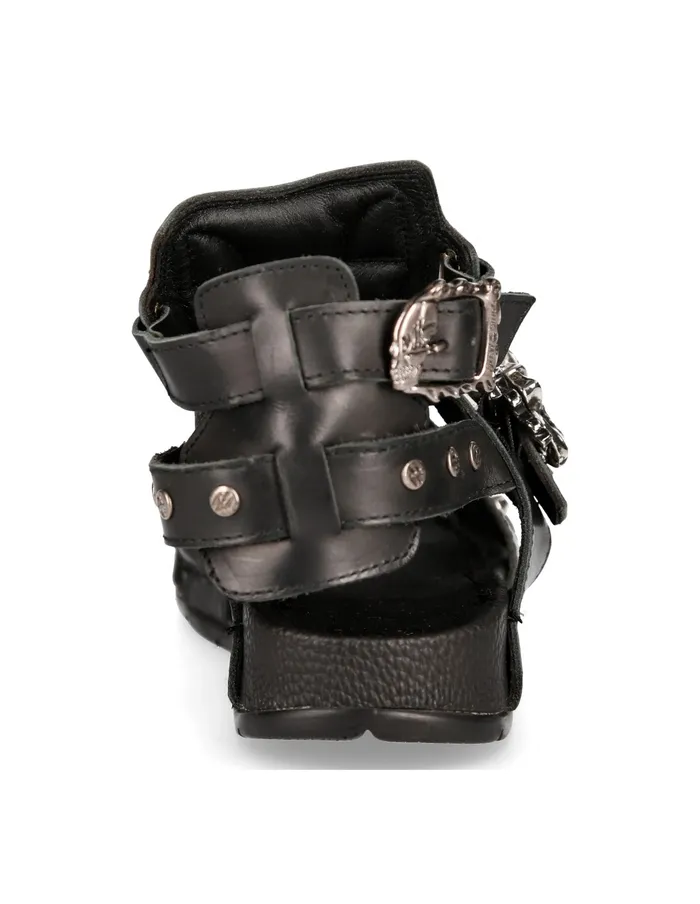 Sandals Sandal Black MBio17S1 8211 New Rock WomenMen