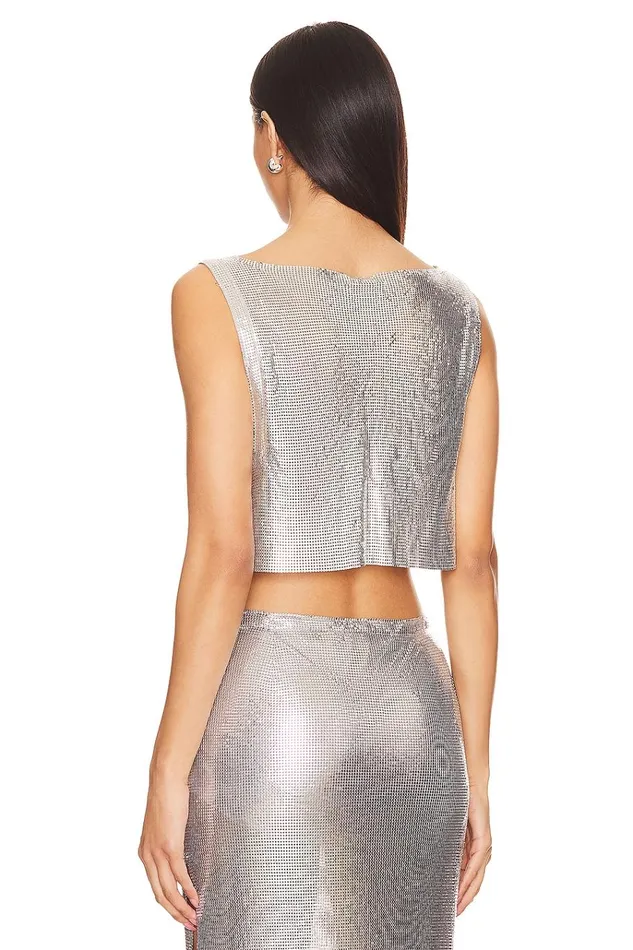 Sascha Top Silver Women Lovers Friends Tops Sascha Top Silver Women Lovers Friends Tops