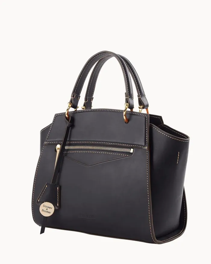 Satchels Women Dooney and Bourke Alto Small Callista Black Satchels Women Dooney and Bourke Alto Small Callista Black