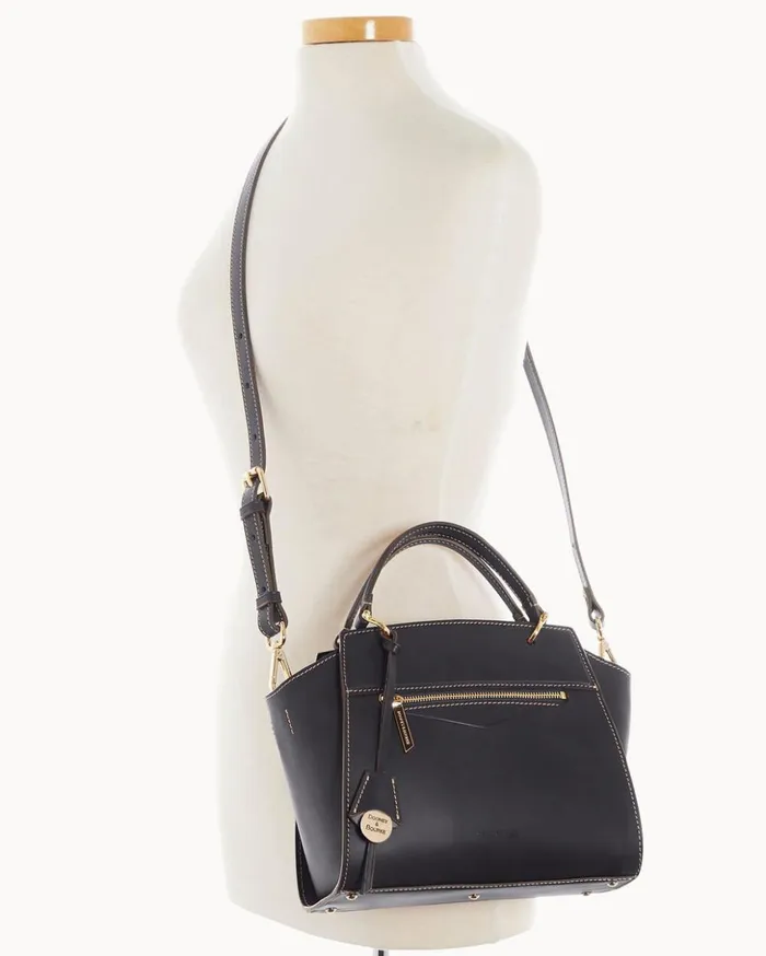 Satchels Women Dooney and Bourke Alto Small Callista Black Satchels Women Dooney and Bourke Alto Small Callista Black
