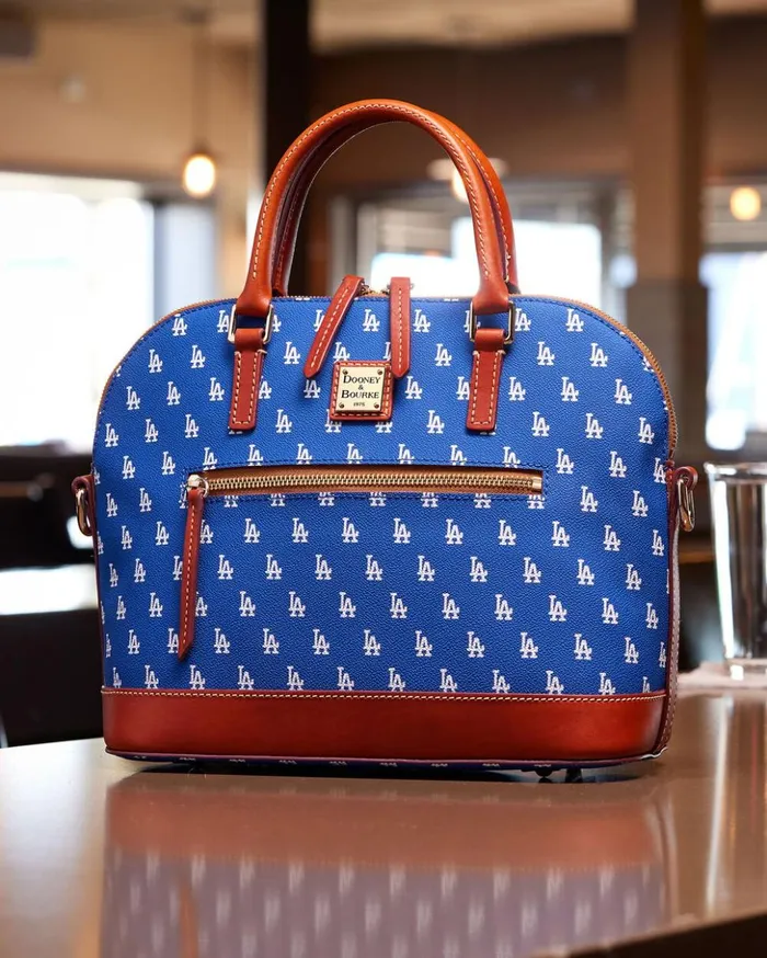 Satchels Women Dooney and Bourke MLB Dodgers Domed Zip Satchel Dodgers Satchels Women Dooney and Bourke MLB Dodgers Domed Zip Satchel Dodgers