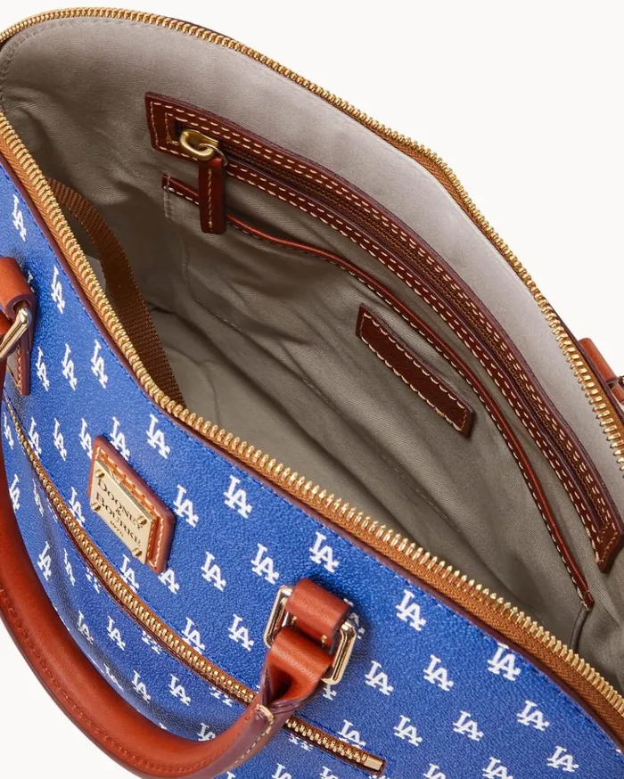 Satchels Women Dooney and Bourke MLB Dodgers Domed Zip Satchel Dodgers Satchels Women Dooney and Bourke MLB Dodgers Domed Zip Satchel Dodgers