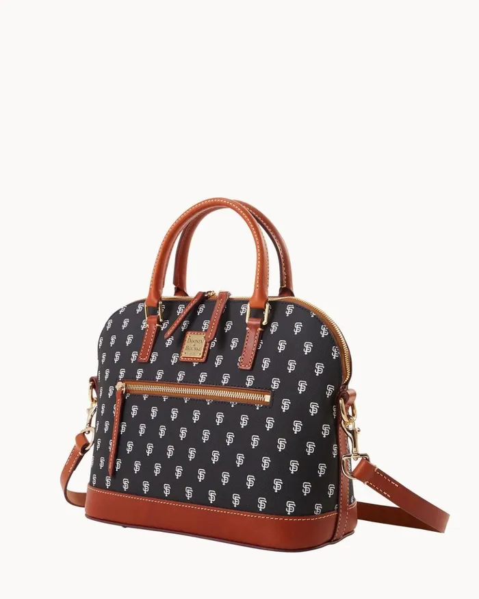 Satchels Women Dooney and Bourke MLB Giants Domed Zip Satchel Giants