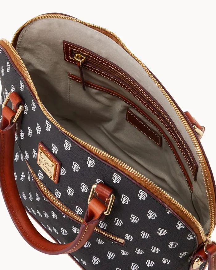 Satchels Women Dooney and Bourke MLB Giants Domed Zip Satchel Giants