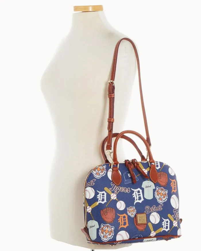 Satchels Women Dooney and Bourke MLB Rays Zip Zip Satchel Rays Satchels Women Dooney and Bourke MLB Rays Zip Zip Satchel Rays