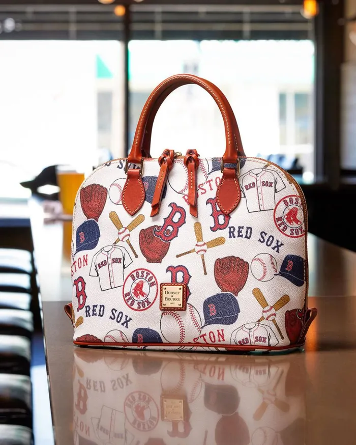 Satchels Women Dooney and Bourke MLB Red Sox Zip Zip Satchel Red Sox Satchels Women Dooney and Bourke MLB Red Sox Zip Zip Satchel Red Sox