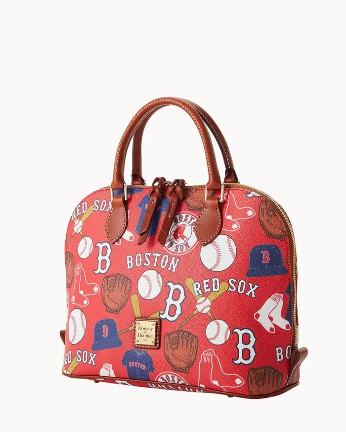 Satchels Women Dooney and Bourke MLB Red Sox Zip Zip Satchel Red Sox Satchels Women Dooney and Bourke MLB Red Sox Zip Zip Satchel Red Sox
