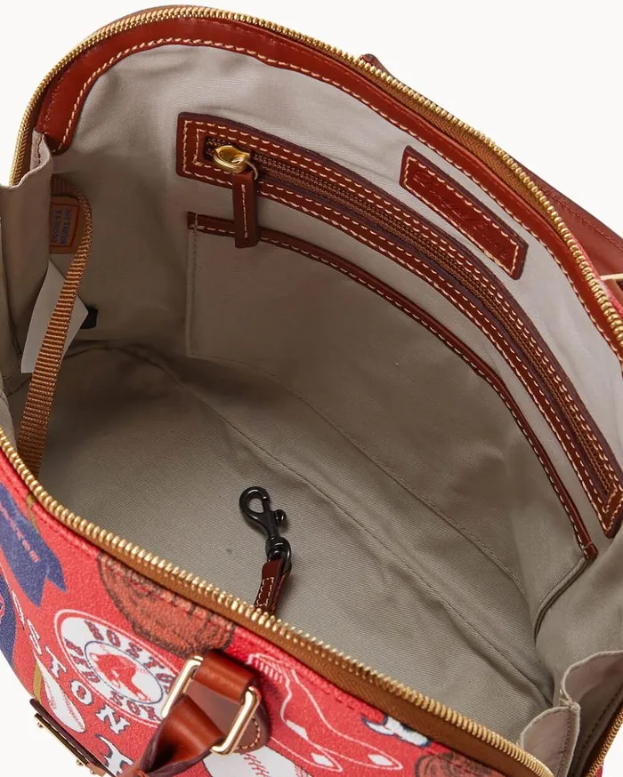 Satchels Women Dooney and Bourke MLB Red Sox Zip Zip Satchel Red Sox Satchels Women Dooney and Bourke MLB Red Sox Zip Zip Satchel Red Sox