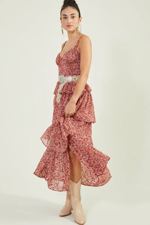 Scarlett Ruffled Maxi Dress Special Occasion Altar8217d State Women