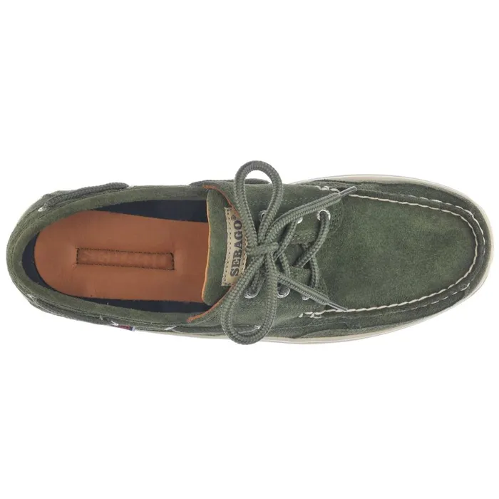SCOTTY Green Men Sebago Boat Shoes SCOTTY Green Men Sebago Boat Shoes