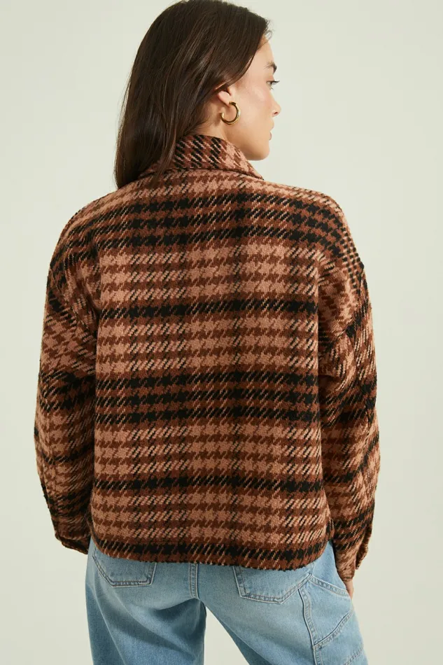 Shackets Madi Cropped Plaid Shacket 8211 Altar8217d State Women