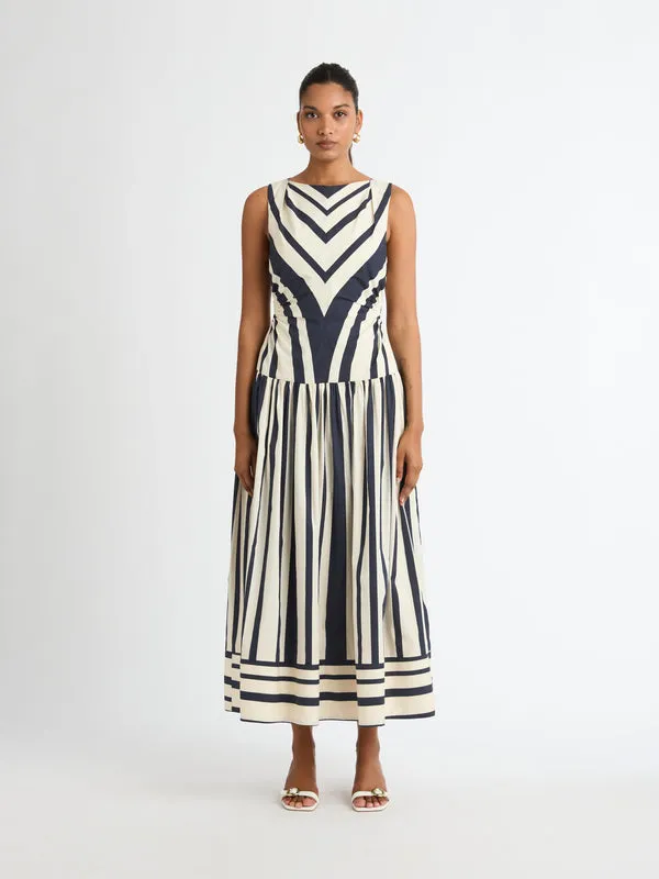 SHEIKE Engagement and Hens Women RIVIERA STRIPE DRESS