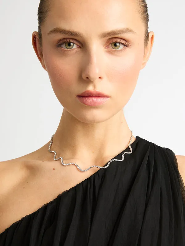 SHEIKE Engagement and Hens Women WAVY NECKLACE